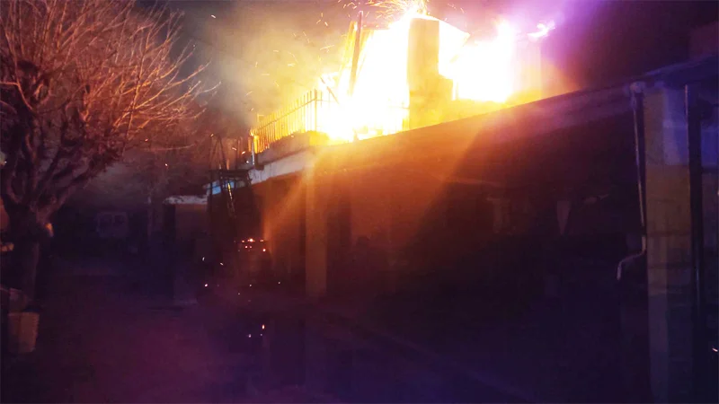 Incendio de vivienda